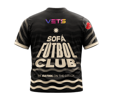 Jersey Sofá FC negro espalda