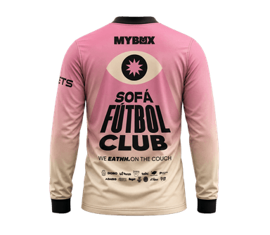 Jersey Sofá FC rosa espalda