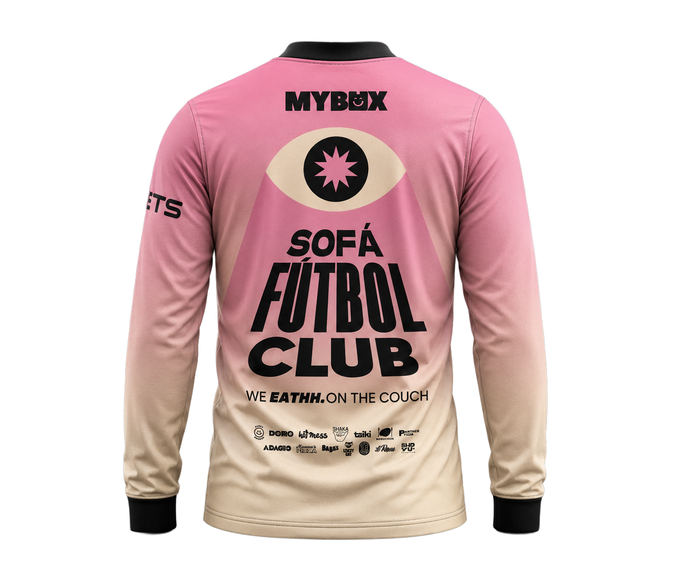 Jersey Sofá FC rosa, espalda